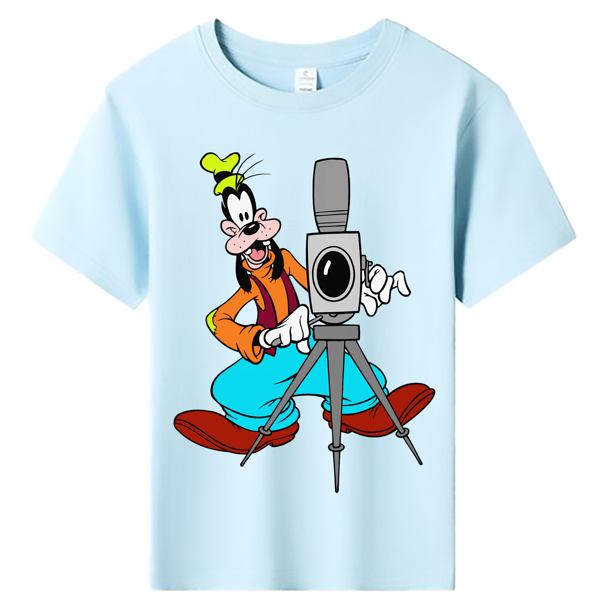 （画像用） ミッキーマウス Mickey Mouse 綿100％キッズTシャツ（フロントプリント）